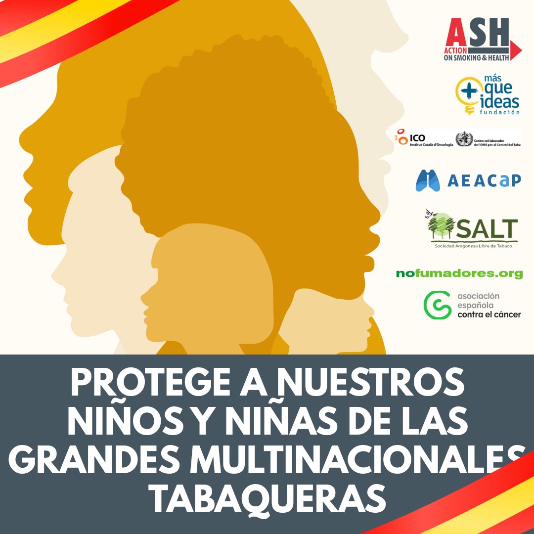 #CRC100 está revisando cómo #España protege los #DerechosDeLaInfancia.

Es esencial que España refuerce sus políticas de control del tabaco para proteger a la infancia frente a una industria del tabaco agresiva y mortal.

ash.org/crc100-spain
#TobaccoViolation