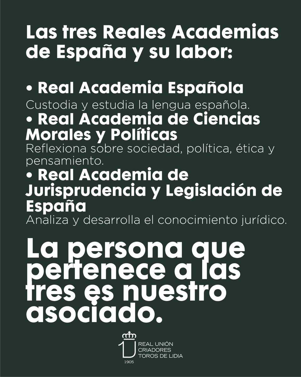 Real Unión de Criadores de Toros de Lidia tweet media