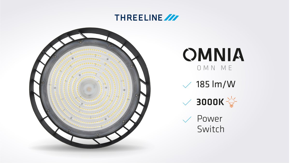 ThreelineGroup's tweet image. 𝗖𝗮𝗺𝗽𝗮𝗻𝗮 𝗟𝗘𝗗 en 𝟯𝟬𝟬𝟬𝗞 𝗰𝗼𝗻 𝟭𝟴𝟱 𝗹𝗺/𝗪. 𝗦𝗜, 𝗲𝘅𝗶𝘀𝘁𝗲. 𝗬 𝗲𝘀 𝗢𝗠𝗡𝗜𝗔. 
OMN Medium Efficiency:
✔️185 lm/W
✔️3000k
✔️Power Switch
#Threeline #ThreelineGroup