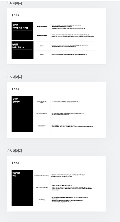 회의를 10시간씩 두번이나 해 가면서 각 채널별로 취합하고 요약본을 제공한 이유는
간담회를 우리가 이정도로 준비했으니, 그쪽도 그에 대한 답변을 준비해서 테이블에 와달라는 의미였고 
PPT는 현재 이정도로 준비하고 있었습니다. 그냥 저건 메뉴판이예요. 그니까 지금 메뉴판 가지고... 하...
