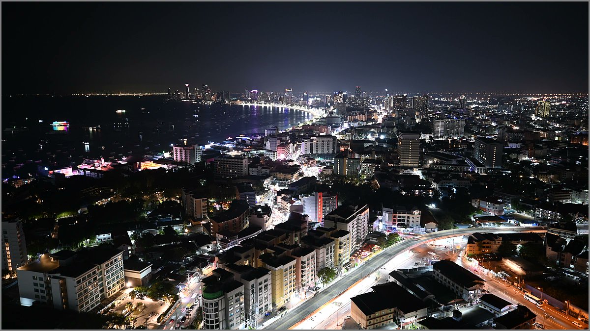 Pattaya at night: where the skyline sparkles and I'm 90% sure the ocean is just a giant disco ball. How many neon signs do you think it takes to fuel one city's nightlife? #Pattaya #Travel #NightPhotography #Thailand #CityLights