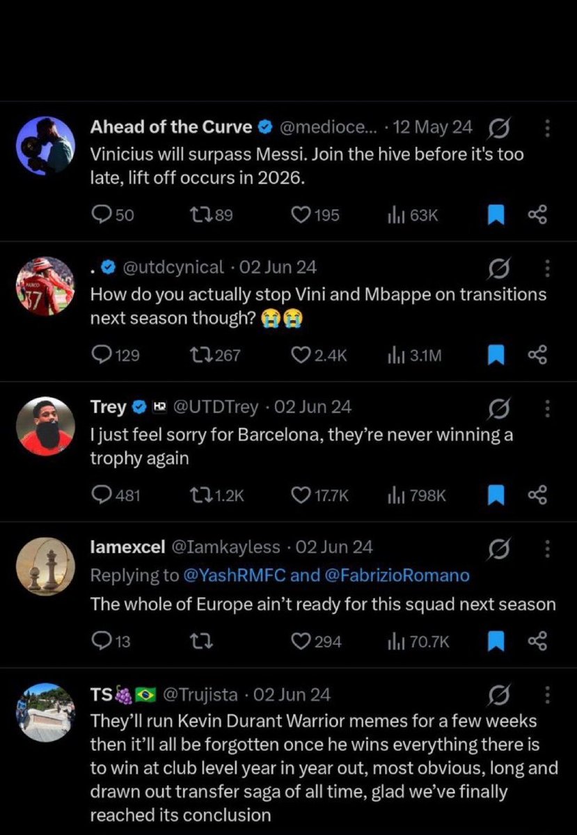 "They are only 1 point ahead of worst Madrid in history 😭😭😭😭"