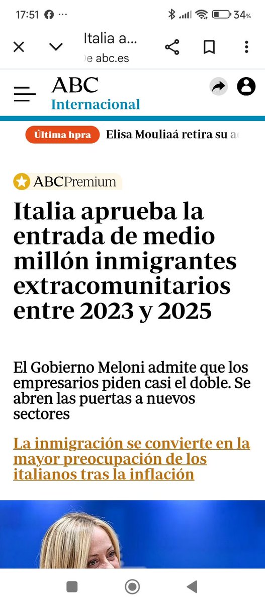 El presidente Sánchez ha....
Ah! No  que va sido la Meloni italiana