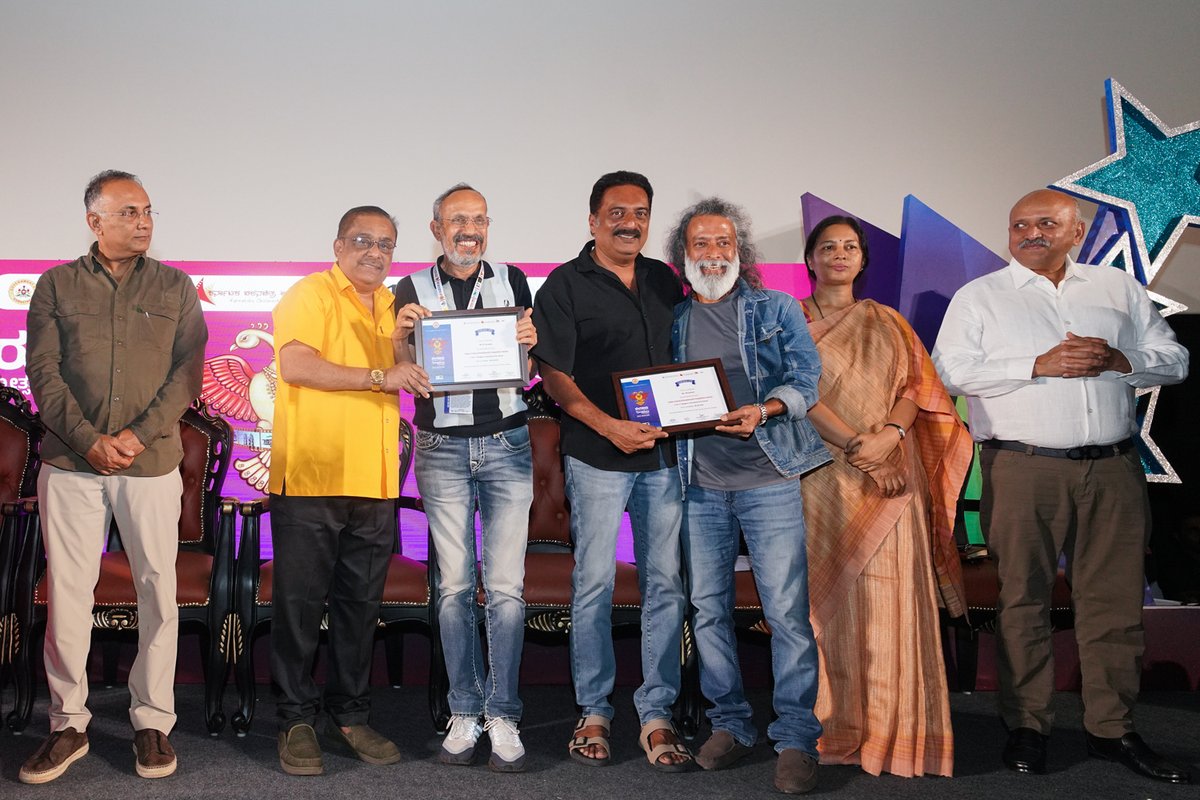 BIFFESBLR's tweet photo. Moments from the Award Function

Honouring the distinguished Jurys of the Indian (Chitrabharathi) Cinema Competition at the 17th BIFFes.

#17thBIFFes #BIFFes2026 #WorldInBengaluru #FIAPF
#IndianCinema  #Chitrabharathi #bsuresh #shivamani #sureshurs #MaureenGonsalves #AbhayaShimha https://t.co/xYzBFQqq4w