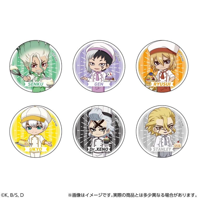 アニメイトオンラインで予約開始！ Dr.STONE トレーディング缶バッジ