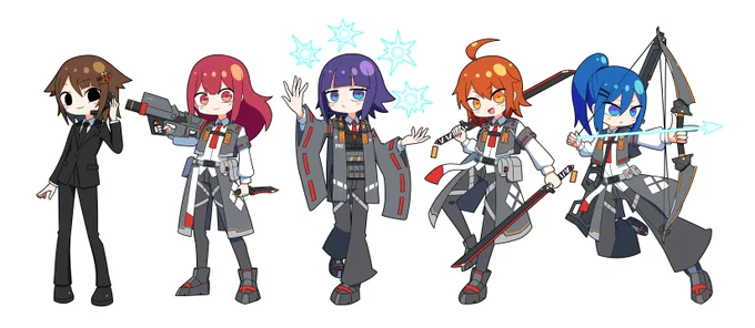 【お仕事】タクティカル祓魔師TRPGスターターキットのサンプルキャラクターとNPCの立ち絵、TRPGマガジンに使用していただいているイラストを描かせていただきました!! よろしくお願いいたします!!
