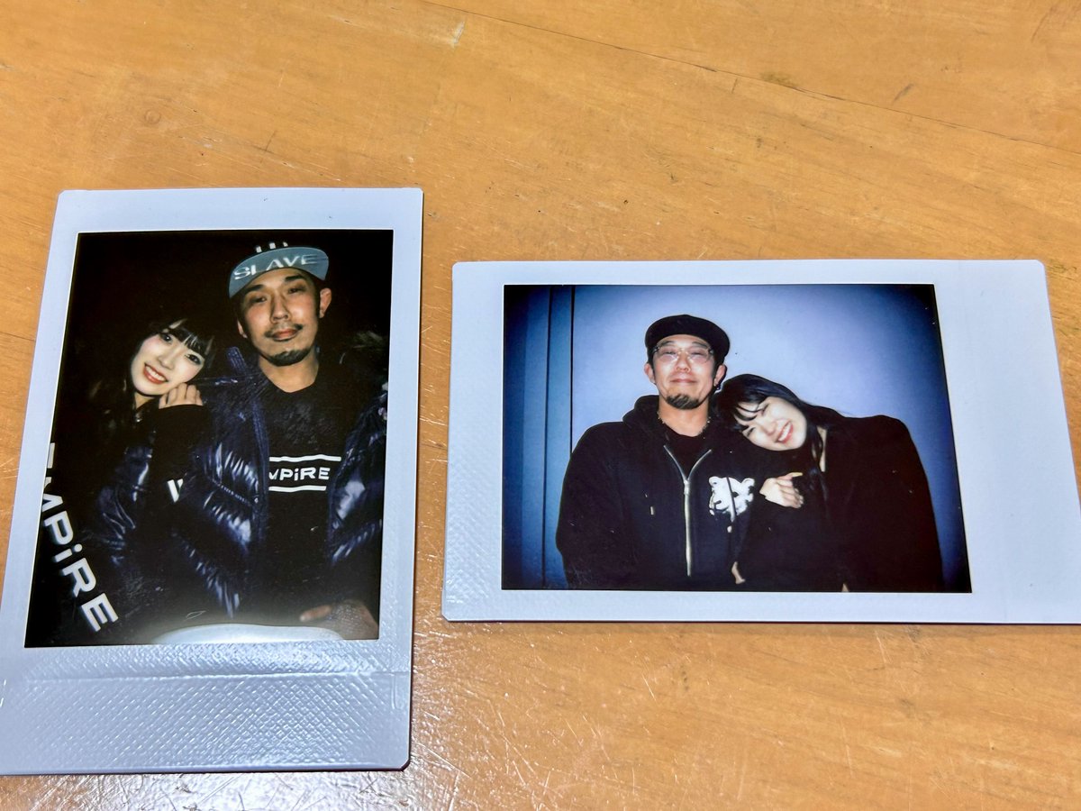 左が2018/2/4 初めて会った時 右が2026/2/8 エンドWACK大阪 初めての時