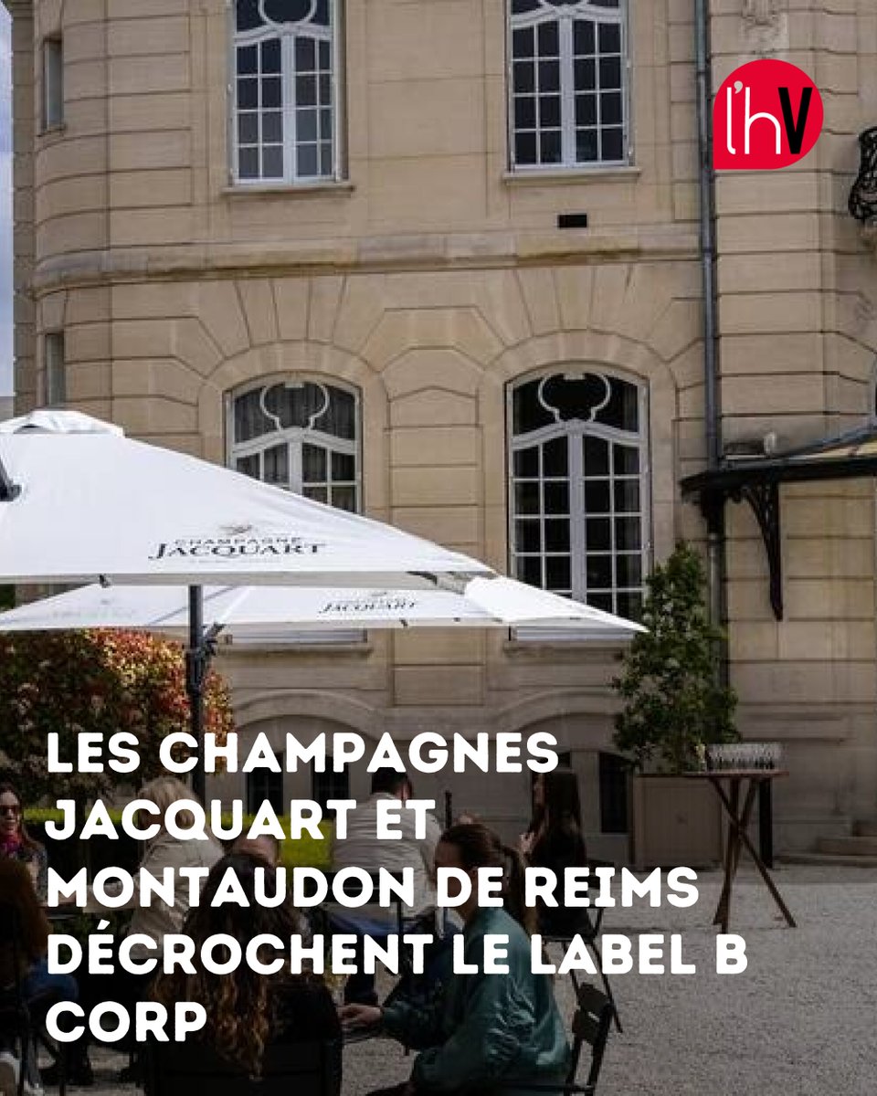 hebdoduvendredi's tweet image. 🥂 Les champagnes Jacquart et Montaudon de Reims obtiennent le précieux label B Corp ! Un pas vers une Champagne plus responsable. 💚 #Champagne #BCorp #Durabilité #ImpactSocial #Reims
➡️ l.lhebdoduvendredi.com/ZOi