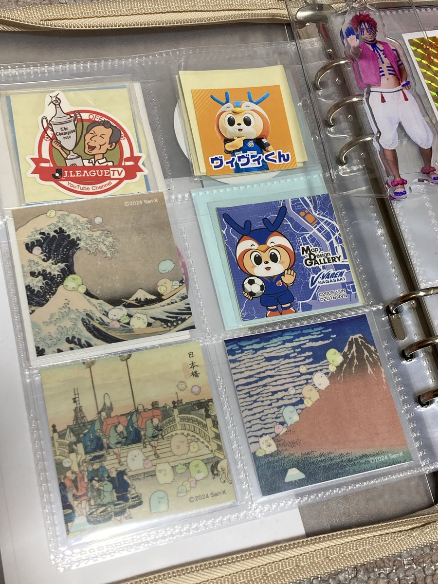 ワイの偏りすぎたクセ強シール帳(まだ作成途中)に、貴重な2枚が