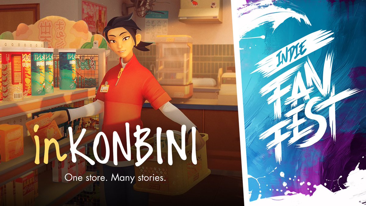 Mark your calendars!

inKONBINI will be part of Indie Fan Fest on February 19.

Tune in and spend a cozy moment with us alongside other indie games.

More soon 👀