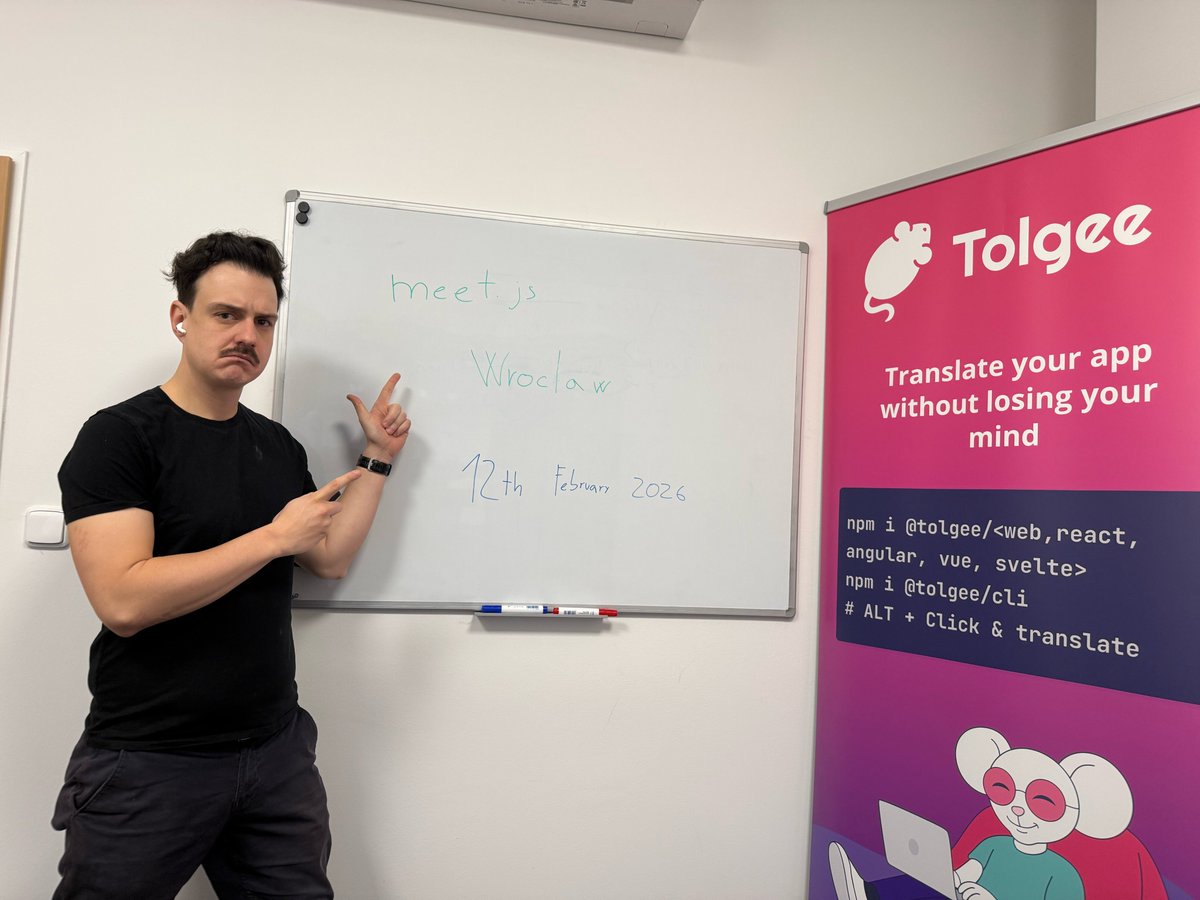 Will speak on meet.js Wroclaw this Thursday. <a href="/meetjs/">meet.js</a>