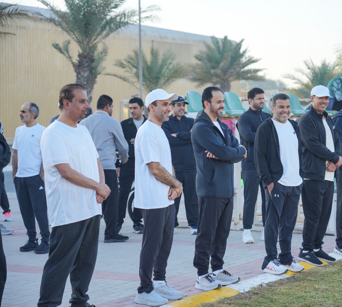 GulfTimes_QATAR's tweet photo. .@QatarAmiriGuard   observed #NationalSportsDay at Barzan Camp on Tuesday, as Commander Major General Staff Mohammed bin Sultan Al Suwaidi took part in activities highlighting fitness, unity, and teamwork. https://t.co/aCE4H5HXfU