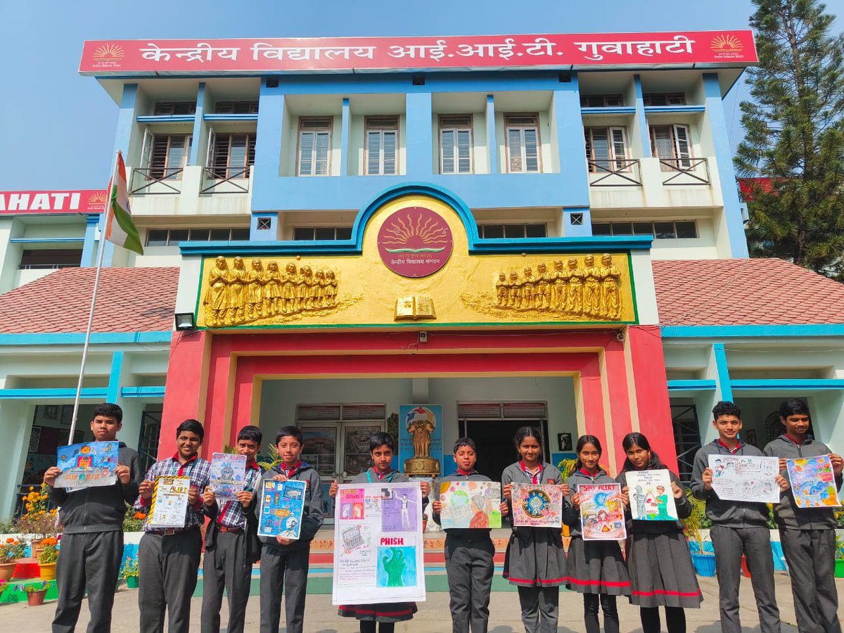 KV_IITG's tweet photo. Glimpses of #SaferInternetDay2026 @KV_IITG 
@KVS_HQ 
@EduMinOfIndia 
@GuwahatiKvs https://t.co/Q6NIbpRgyW