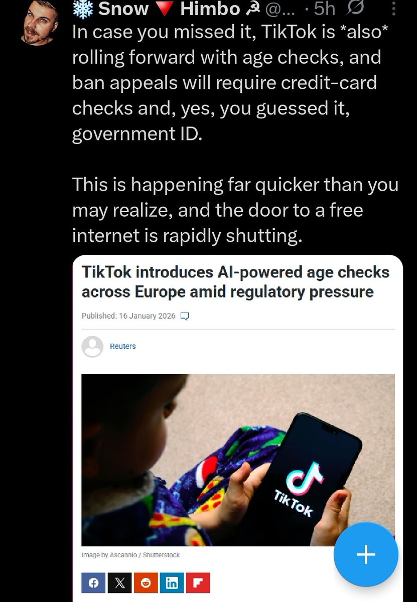 "this is happening far quicker than you may realize"

Maybe if you weren't listening to s*x workers who've warned people about this since FOSTA-SESTA (almost a decade ago) 

Maybe it's time to actually listen to s*x workers and ally with us???
