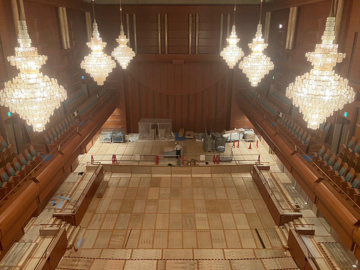 kioi_pr's tweet image. 【ホール修繕情報】
ただ今休館している日本製鉄紀尾井ホール。2027年1月の再開場をお待ちいただいているファンの皆さんに修繕の様子を少しだけご紹介します。