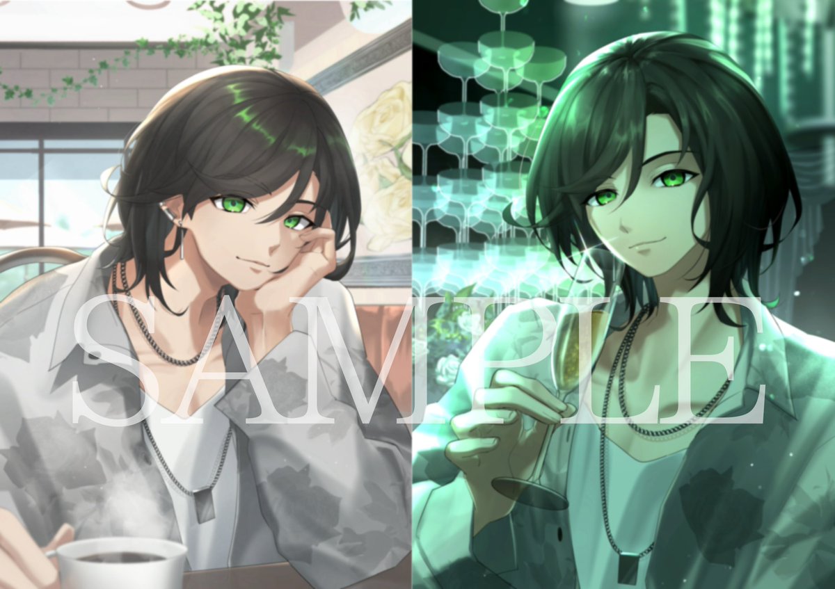 MsDt01__'s tweet photo. 【お仕事】
この度は、華月日和様( #kazuki_hiyori )のカフェとホストクラブのイラストを担当させていただきました。
ありがとうございました！✨ https://t.co/Ktjw8CRDbA
