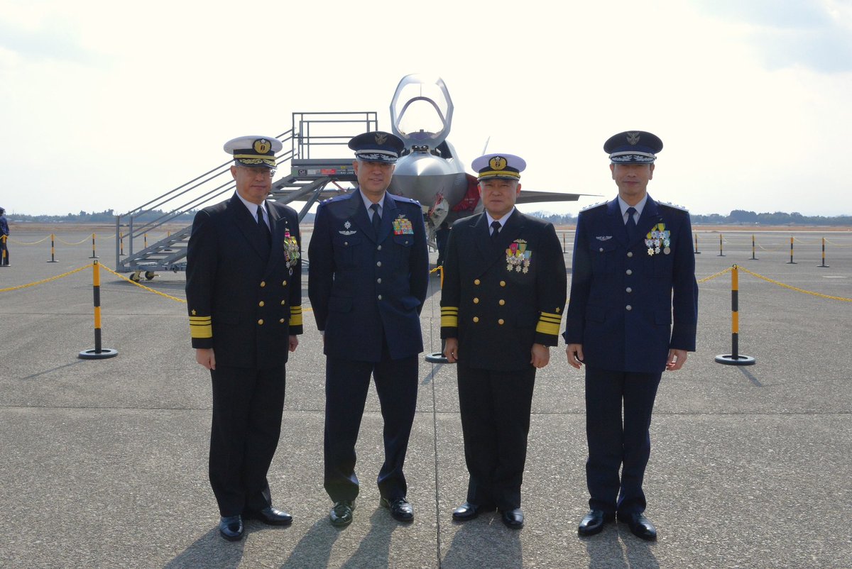 JASDF_PAO's tweet image. ２月７日、航空自衛隊新田原基地 @JASDF_Nyutabaru において #F35B 新田原基地配備記念式典が行われました。 #空自 は今後もF-35B等の配備を通じて、我が国の航空戦力をさらに洗練・強化してまいります。✈️