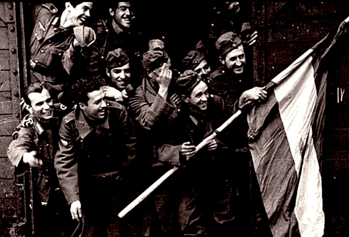 Rodrigoatm_f's tweet image. “Si en el frente os encontráis a un soldado mal afeitado, sucio, con las botas rotas y el uniforme desabrochado, cuadraos ante él, es un héroe español”
Caídos en la lucha por defender a Europa del comunismo y del sionismo; nunca os olvidaremos.
Arriba Europa Arriba España