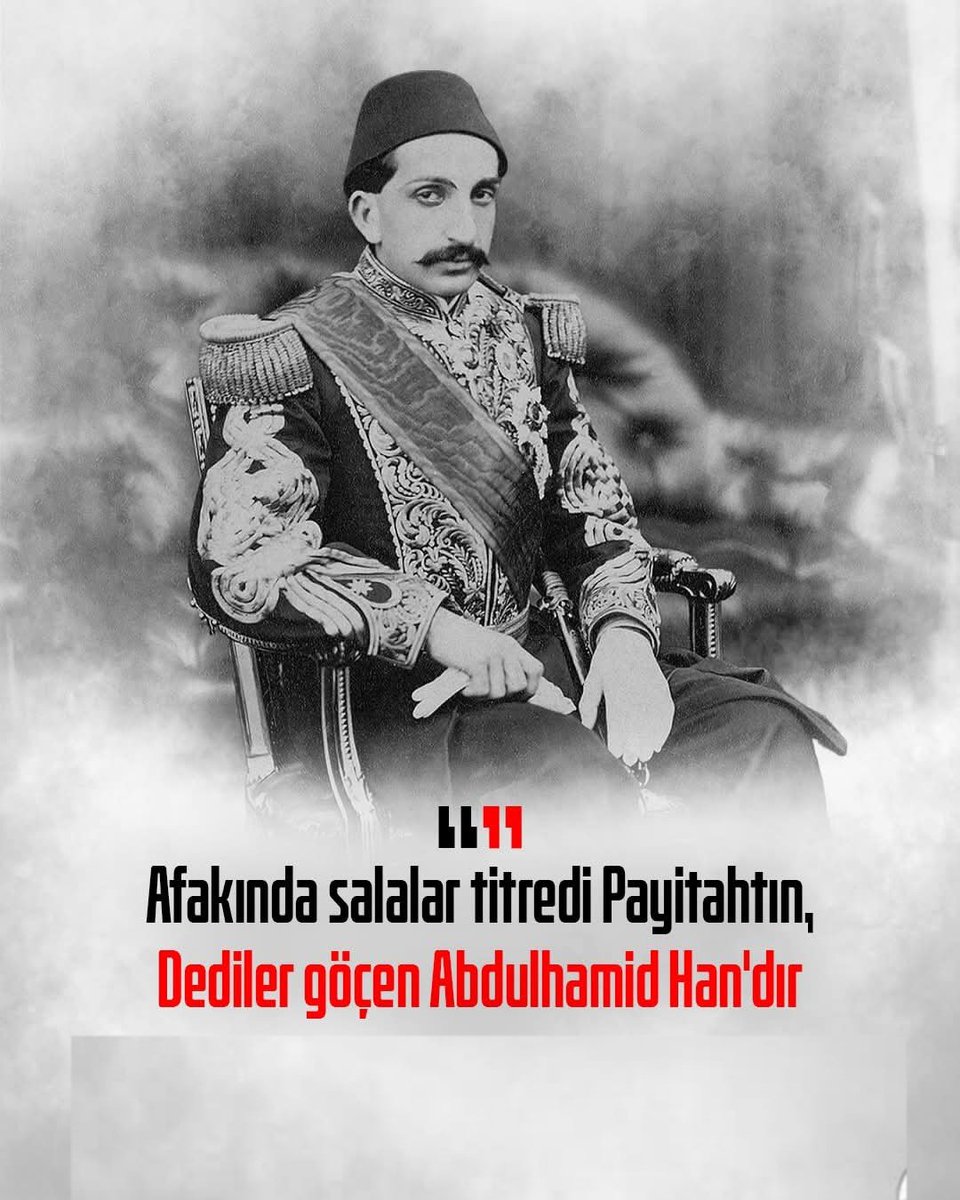 mbozmaz44's tweet photo. Ebediyete irtihalinin 107. yıl dönümünde; cennet mekan, Sultan-ı Cihan Abdülhamid Han'ı rahmetle anıyorum. https://t.co/7o01eJ0e1Z