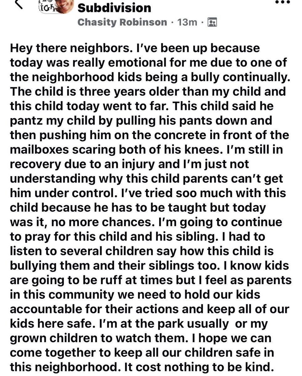 Prettygirlchat's tweet photo. Good evening luvs. This has been my day today so after me calming down I have to keep staying in prayer for this child. I know things will get better. I know my neighborhood has been great for the five plus years we have been here. One Apple don’t spoil a bunch so I know with prayer and supervision this won’t happen again. Yall can’t imagine a child seeing for acceptance and him lashing out by hurting others. I will continue to work with him even though this has happened because I know this is apart of my assignment. #chasityrobinson #fypシ #blessed #TeachOurChildren #nobullies