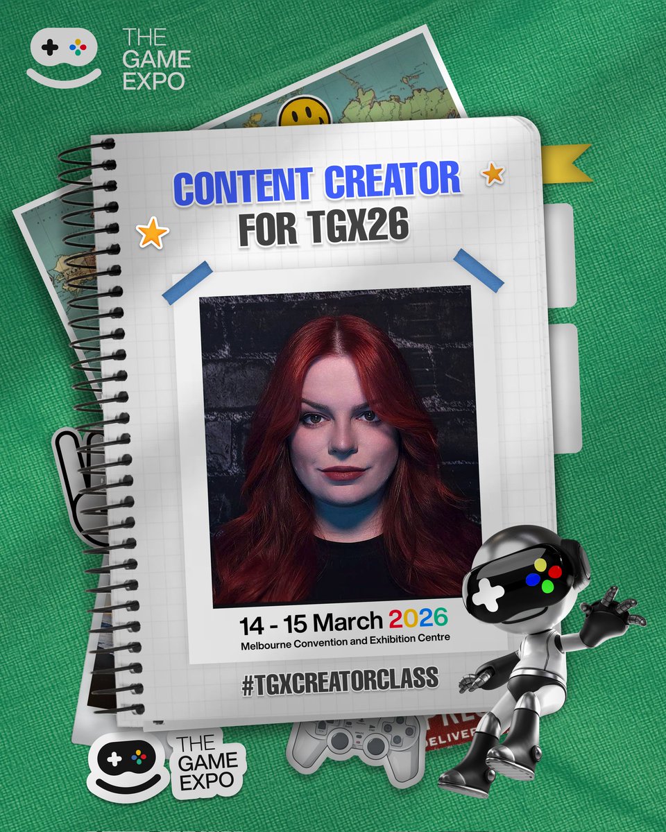 ViktoriasCrypt's tweet photo. Happy to announce that I'm returning to @TheGameExpo as a creator in 2026! See you there on March 14-15 for the ultimate celebration of gaming, pop culture and creativity!

Secure your tickets and use code "Viktoria" at the checkout for a discount!

#TGXCreatorClass #TGX2026 https://t.co/bs0iBBytcs