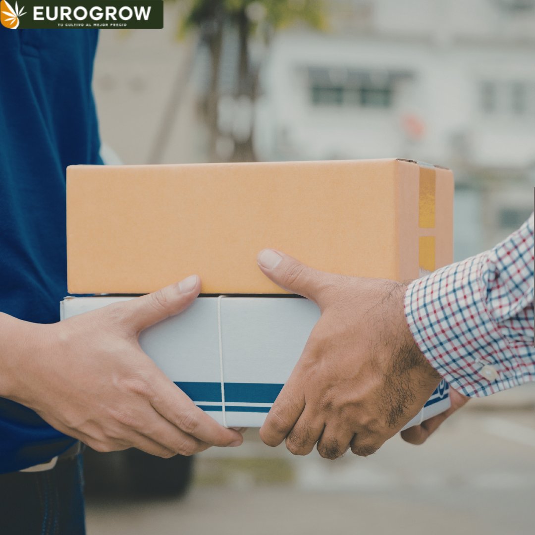 En Eurogrow sabemos que la rapidez es clave para tu cultivo. 🚚💨

Trabajamos con empresas externas de distribución y Correos Exprés para que tus pedidos lleguen de forma segura a cualquier punto de España (excepto Canarias).