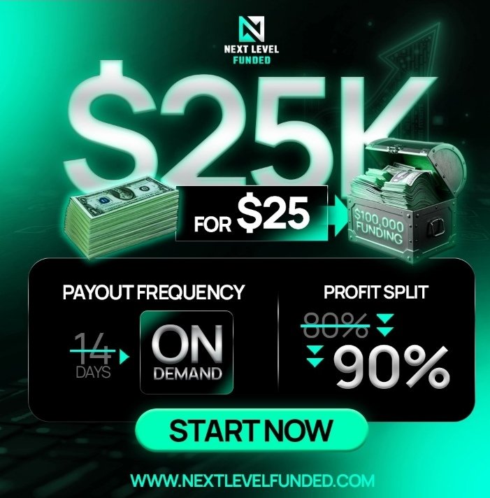 Traders! This one real!
For just $25, you fit unlock up to $100K funding to trade with — no big capital needed!
🔥 On-demand payouts (no waiting 14 days)
🔥 Up to 90% profit split
🔥 Perfect for hustlers wey sabi trade
No stress. No wahala. Just trade, profit &amp; withdraw! 💰
Start