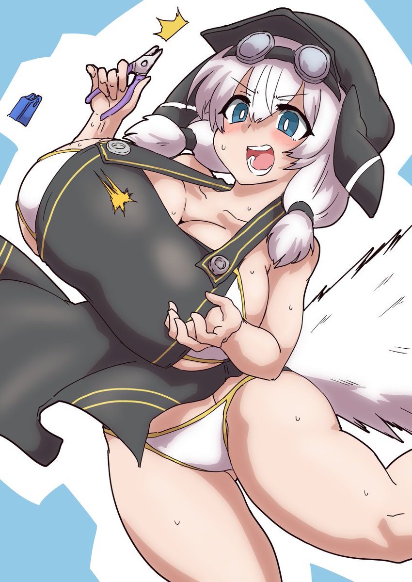 今日の日課はビキニエプロンもち子さんです 