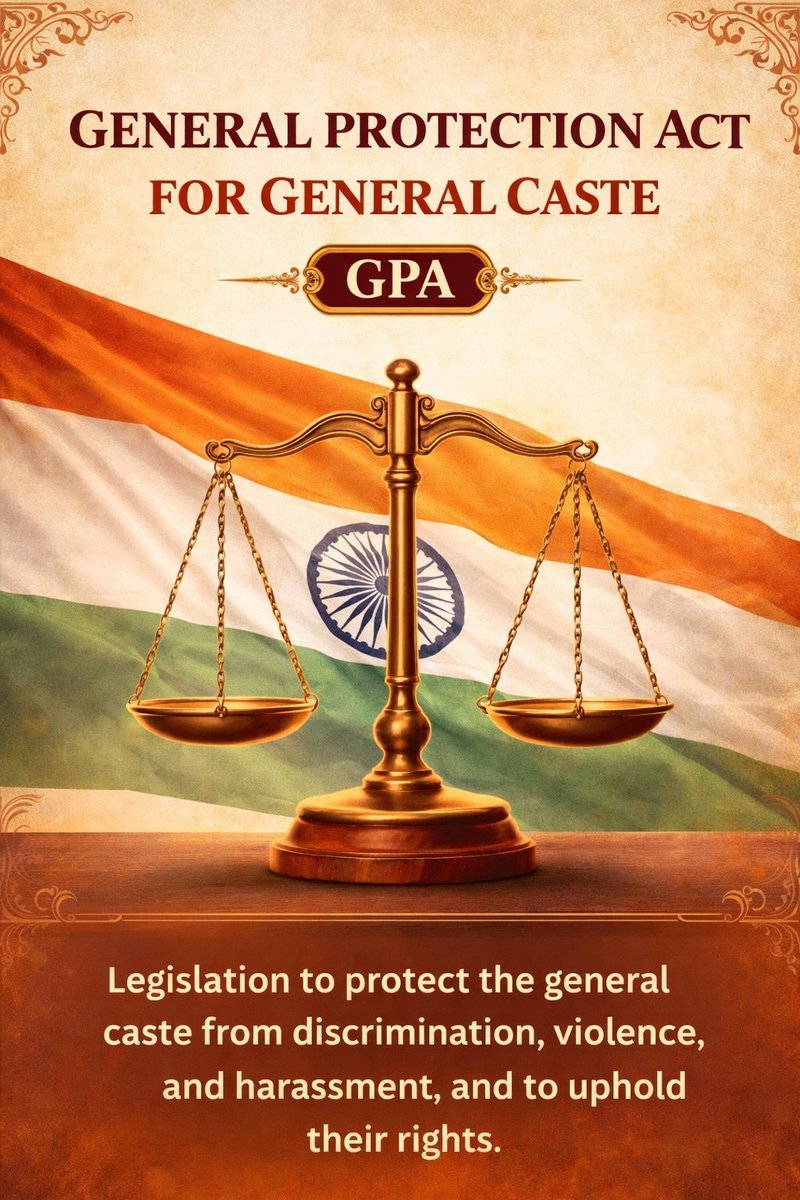 G4j_India's tweet photo. True justice means no one is left behind and everyone is treated equally by the state. The General Category deserves equality before the law—nothing more, nothing less. 🕊️ #EqualOpportunity #GeneralCategory #RightToEquality" https://t.co/gi2aflY85L
