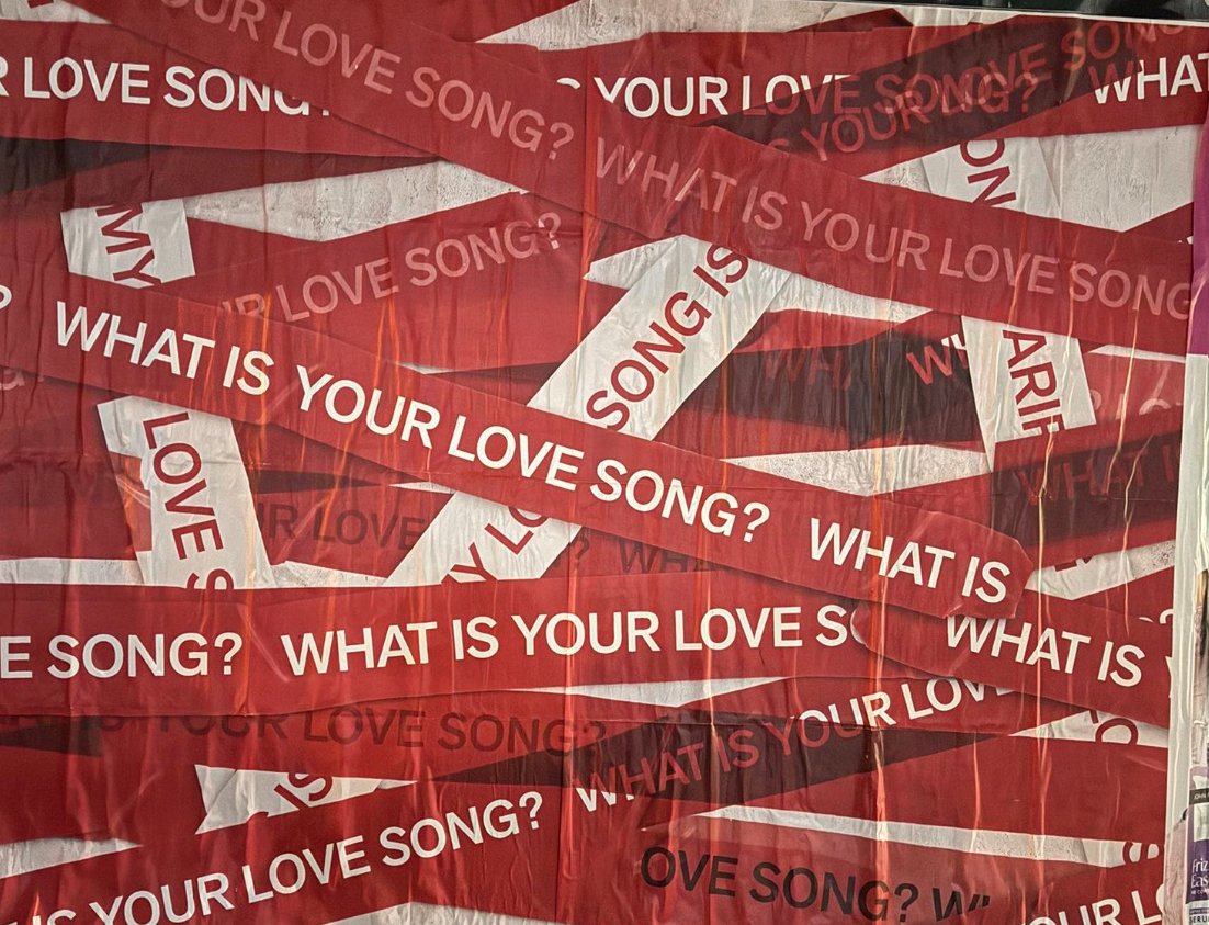 What Is Your Love Song billboards have started to appear in major cities ahead of BTS upcoming comeback.
