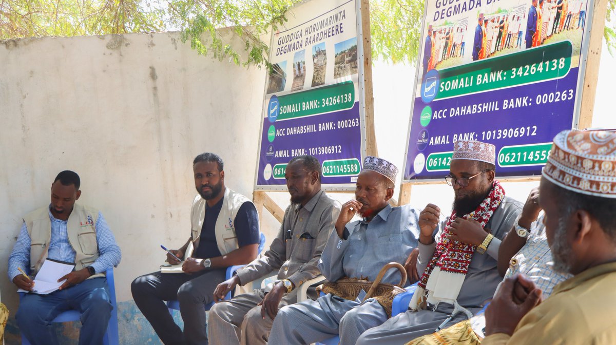 Last week, I visited Bardhere District to oversee our ongoing projects and engage directly with community leaders, local authorities, and frontline staff. The visit helped me see firsthand how our programmes are impacting communities, hear their feedback, and better understand