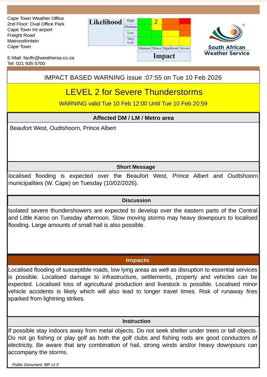 Garden Route District Emergency Communications tweet media