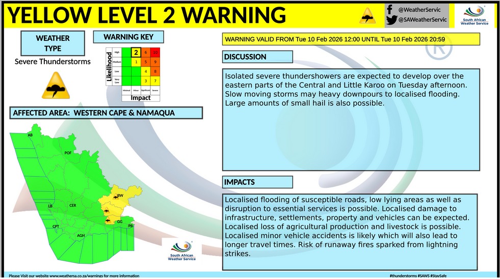 Garden Route District Emergency Communications tweet media