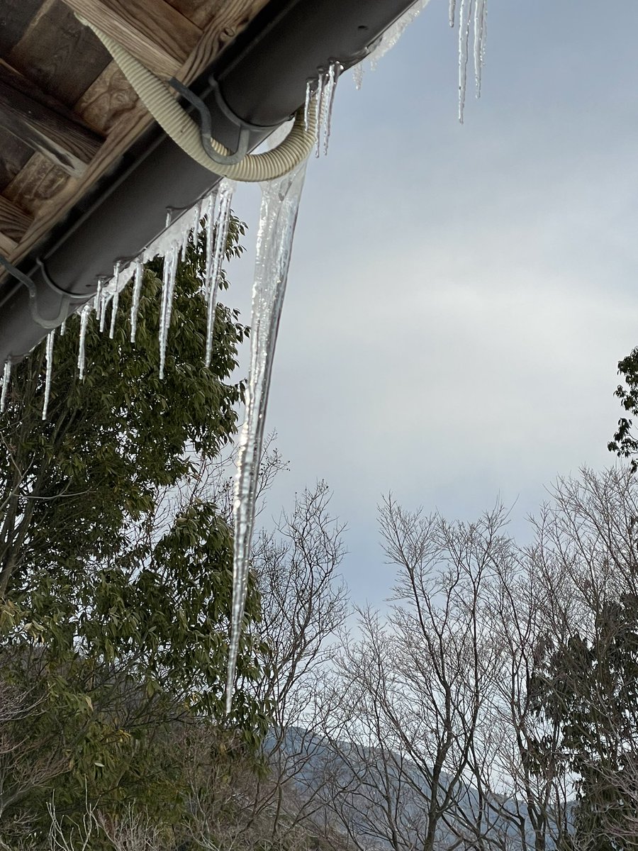 koji19824's tweet photo. @reiko_narao 我が町も鋭いの出来てます🥶

頭上注意ですね⚠️ https://t.co/bK22YjplMe