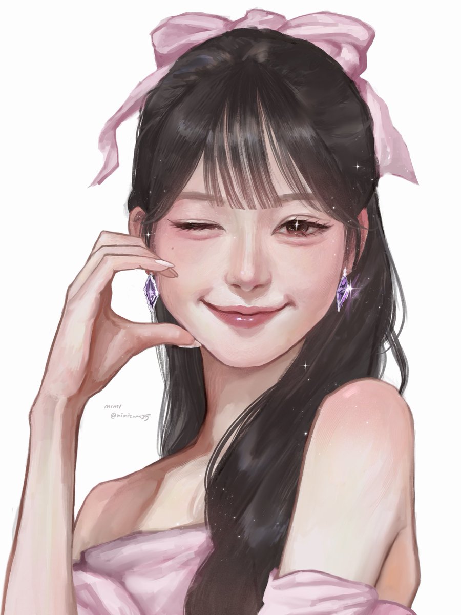 mimitanu25's tweet image. ウォニョン様描きました