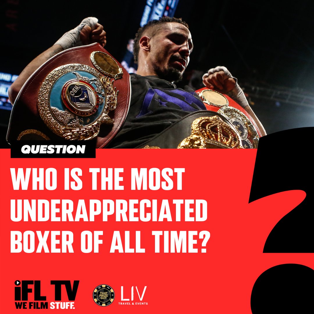 IFLTV's tweet image. Who is the most underappreciated boxer of all time? 🤔

#BoxingTalk | #BoxingDebate