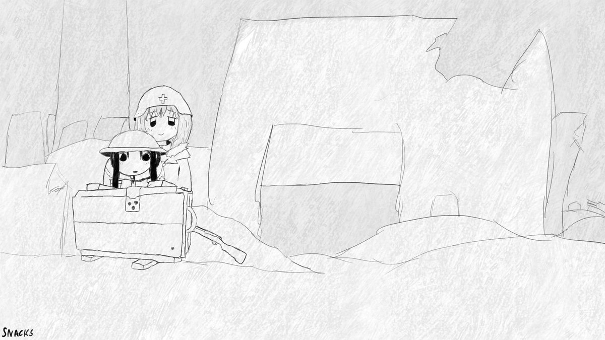 GamerBoySnacks's tweet photo. Looking for food. 
Maybe the meaning of life. 
Mostly food.
#GirlsLastTour #Chito #Yuuri https://t.co/HAj28Eu0tY