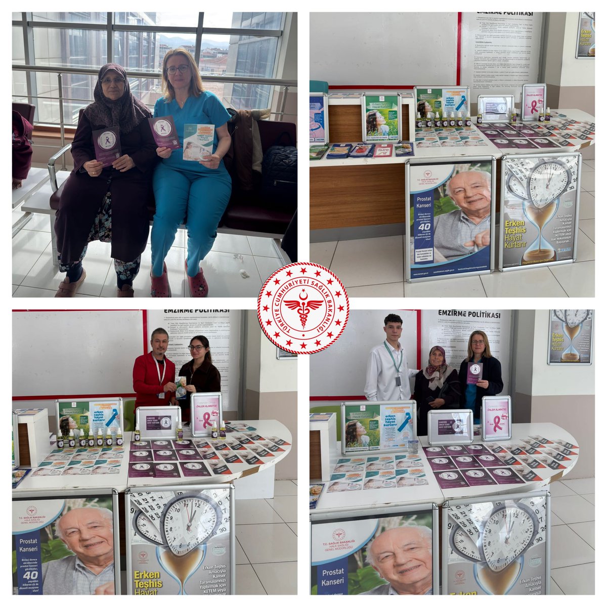 Hastanemiz bünyesinde gerçekleştirdiğimiz 4 Şubat Dünya Kanser Günü etkinlikleri kapsamında,kurulan bilgilendirme standımız ile vatandaşlarımıza ulaştık. Kanserden korunma stratejileri, tarama programlarının önemi ve yaşam tarzı değişiklikleri üzerine bilgilendirmeler yapıldı