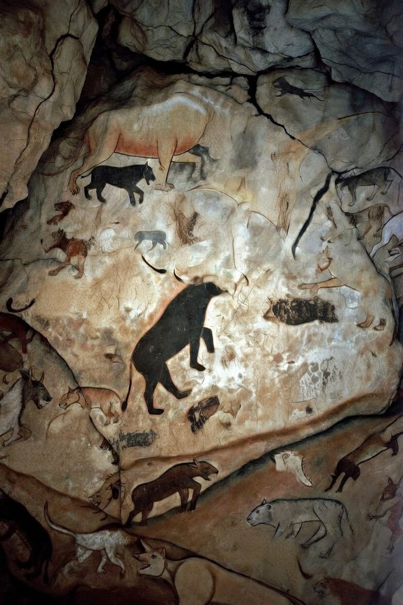 Wellamatores Universe .                The condition: the paint is heavily worn away, cracks everywhere, and everything else — after all, more than 700,000 years have passed."