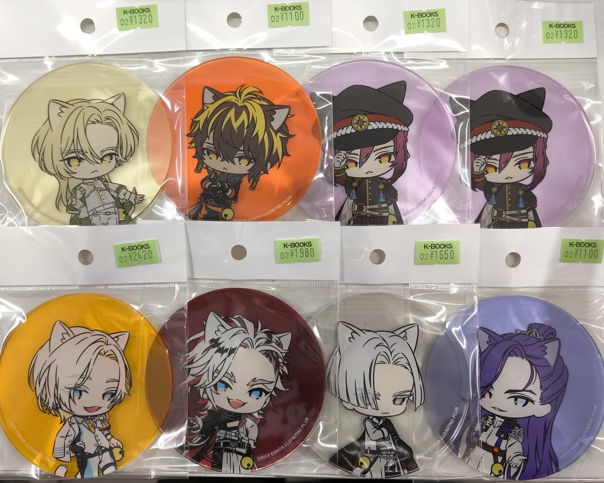 入荷情報】 刀剣乱舞 とうらぶ 刀猫男士 とうにゃん アクリル