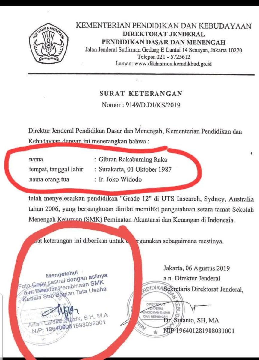 Di Indonesia itu apapun persoalannya,selama dia punya kuasa dan uang semuanya bisa diatur.

Hanya bermodalkan ini Gibran bisa jadi walikota dan wakil presiden.