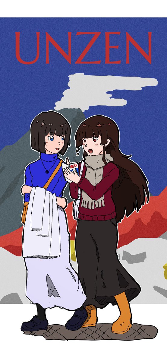 「#女の子二人のイラストを貼る」|ヴォルフのイラスト