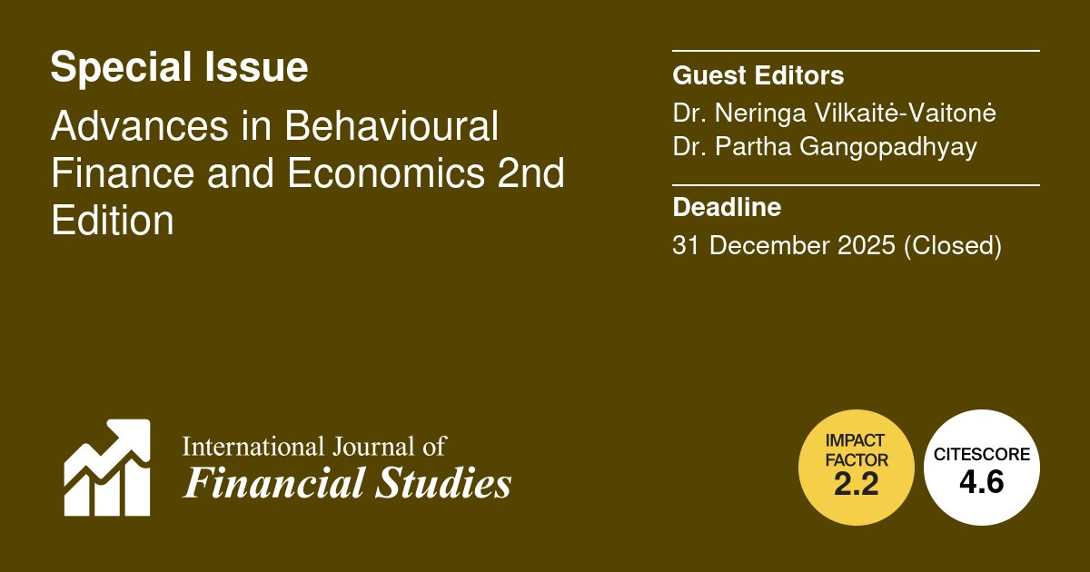 International Journal of Financial Studies tweet media