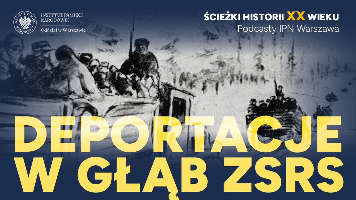 10 lutego 1940 rozpoczęła się pierwsza masowa deportacja  Polaków na Sybir, przeprowadzona przez NKWD. 

W głąb Związku Sowieckiego wywieziono około 140 tys. obywateli polskich. Wielu umarło już w drodze, tysiące nie wróciły do kraju. 

Posłuchaj👉youtu.be/n0ss2cqt538?li…
