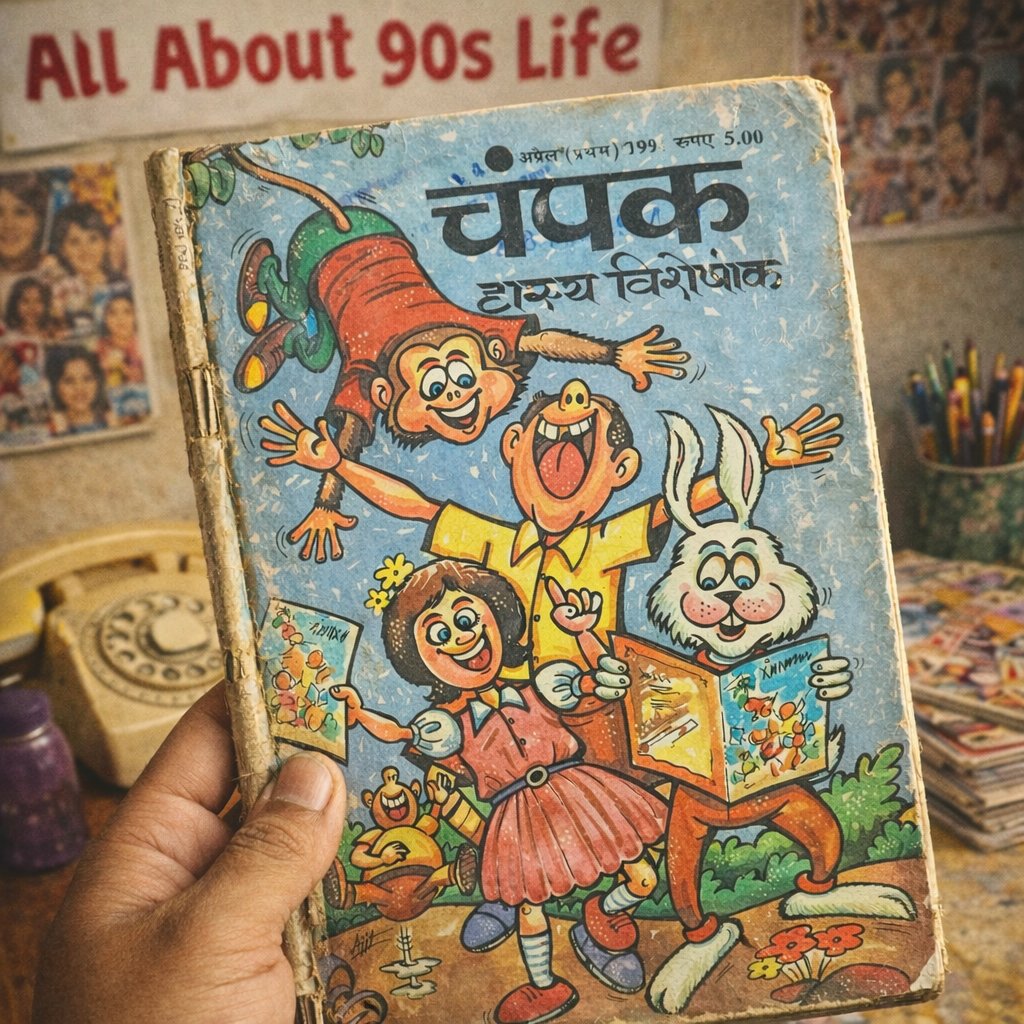 Growing up, Champak’s funny covers were always a joy to see. They were a big part of our childhood.