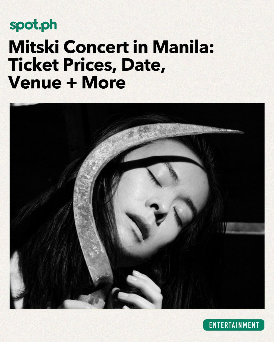 Ready to get tickets for Mitski's concert?
https://t.co/7em9HxVpL9 