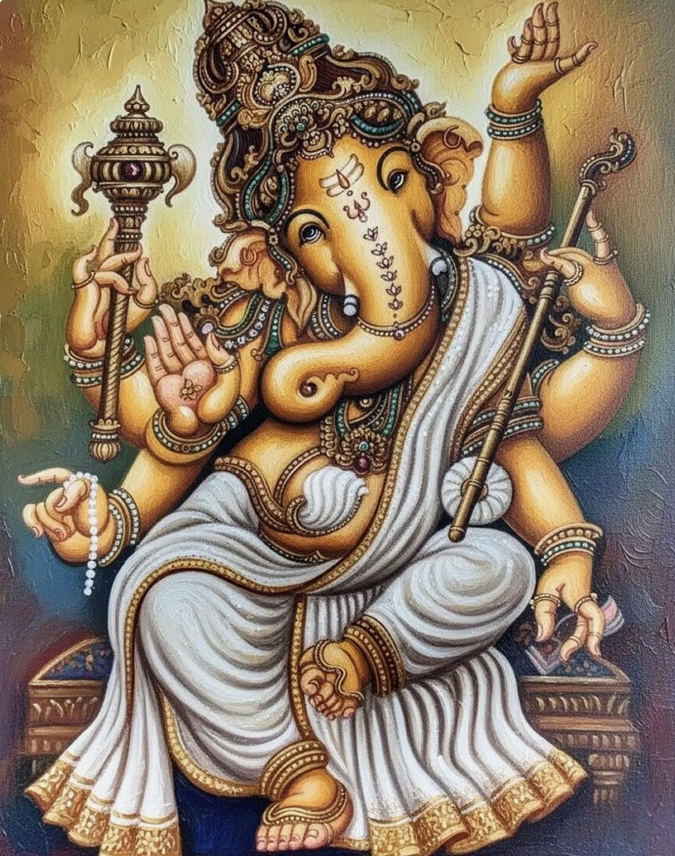“With every blessing, Ganesha removes fear and plants faith.”

Ganpati Bappa Morya 🙏🏻🌺
🌸✨🌸✨🌸✨🌸✨🌸✨🌸