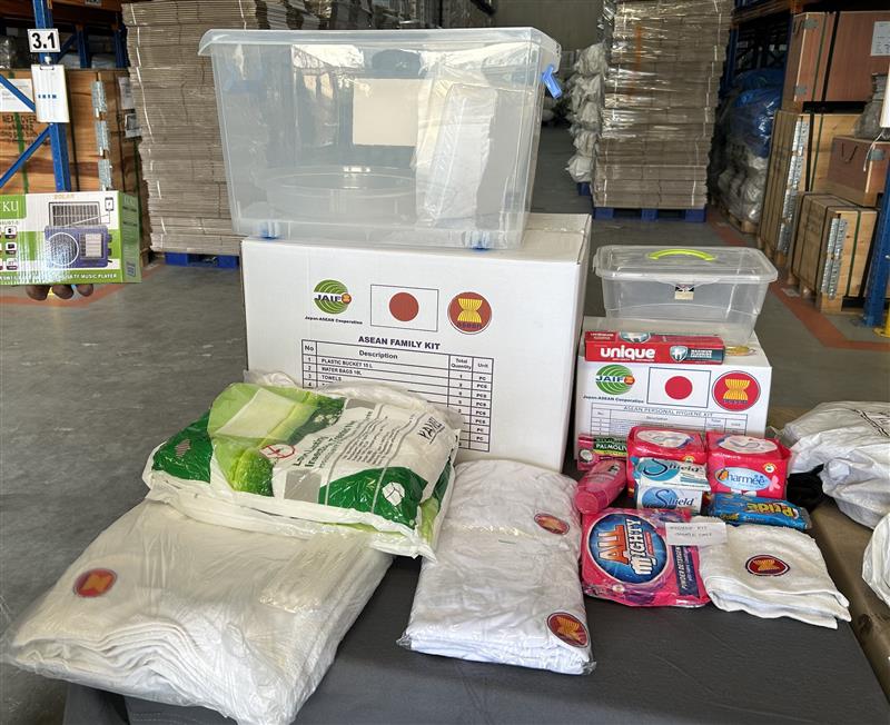amb_japan_asean's tweet photo. During my trip to 🇵🇭, I visited the AHA Centre's #DELSA Warehouse to see firsthand how disaster relief items ⛑️ are stored and coordinated when our community need them most. I hope 🇯🇵's contribution through #JAIF can further enhance #ASEAN's disaster resilience and preparedness! https://t.co/W5D0LeYXjJ