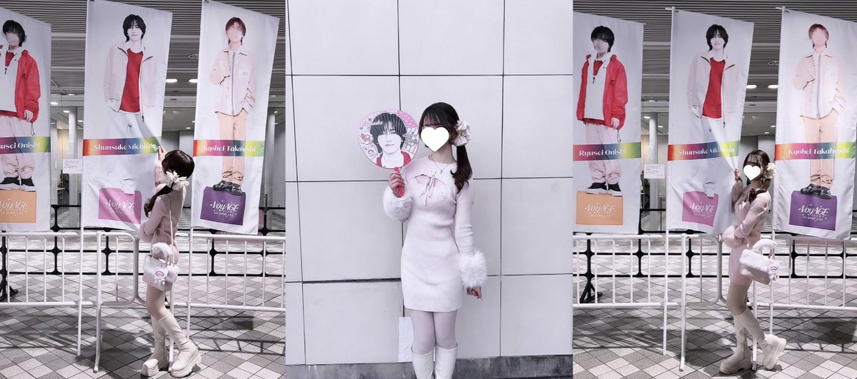 𝐝𝐚𝐲4️⃣ 参戦服🎀♡ @lumignon__ 様 Fur cuff ribbon knit