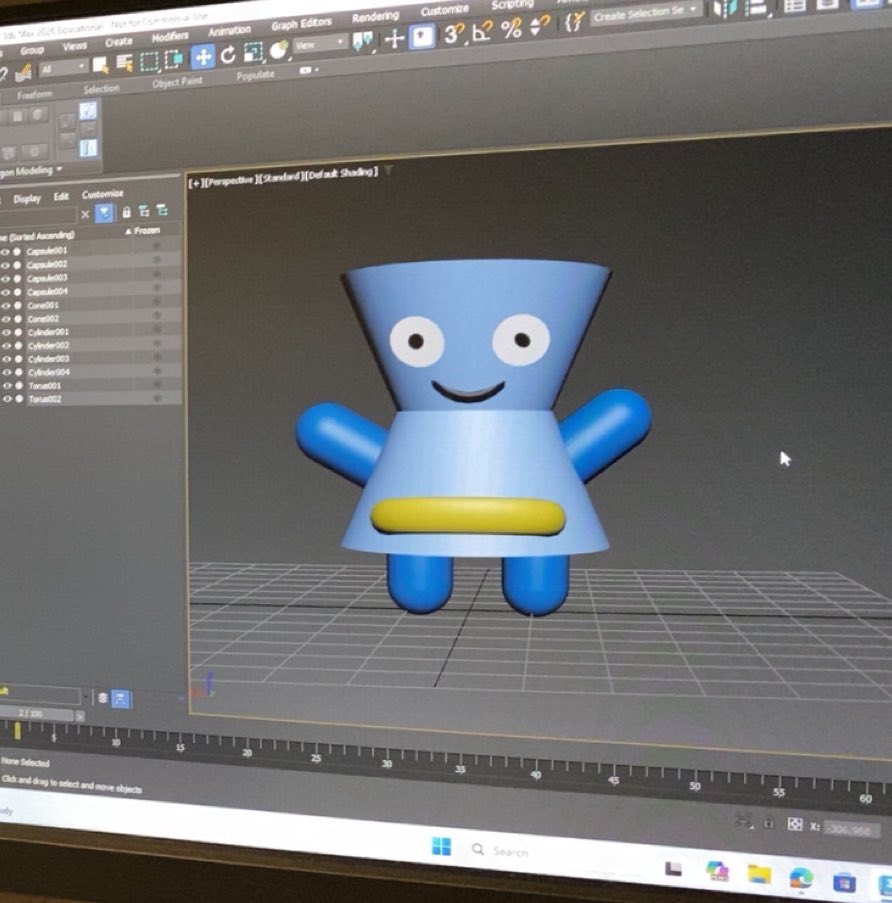 ZombieTurtle17's tweet image. My 3d teacher told me hourglass didn’t look enough like an hourglass so he redesigned her #objectkerfuffle